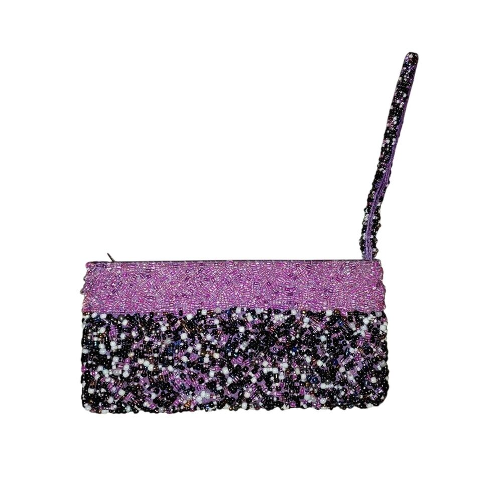 My Purple Rain Purse - Real beads, Hand made!